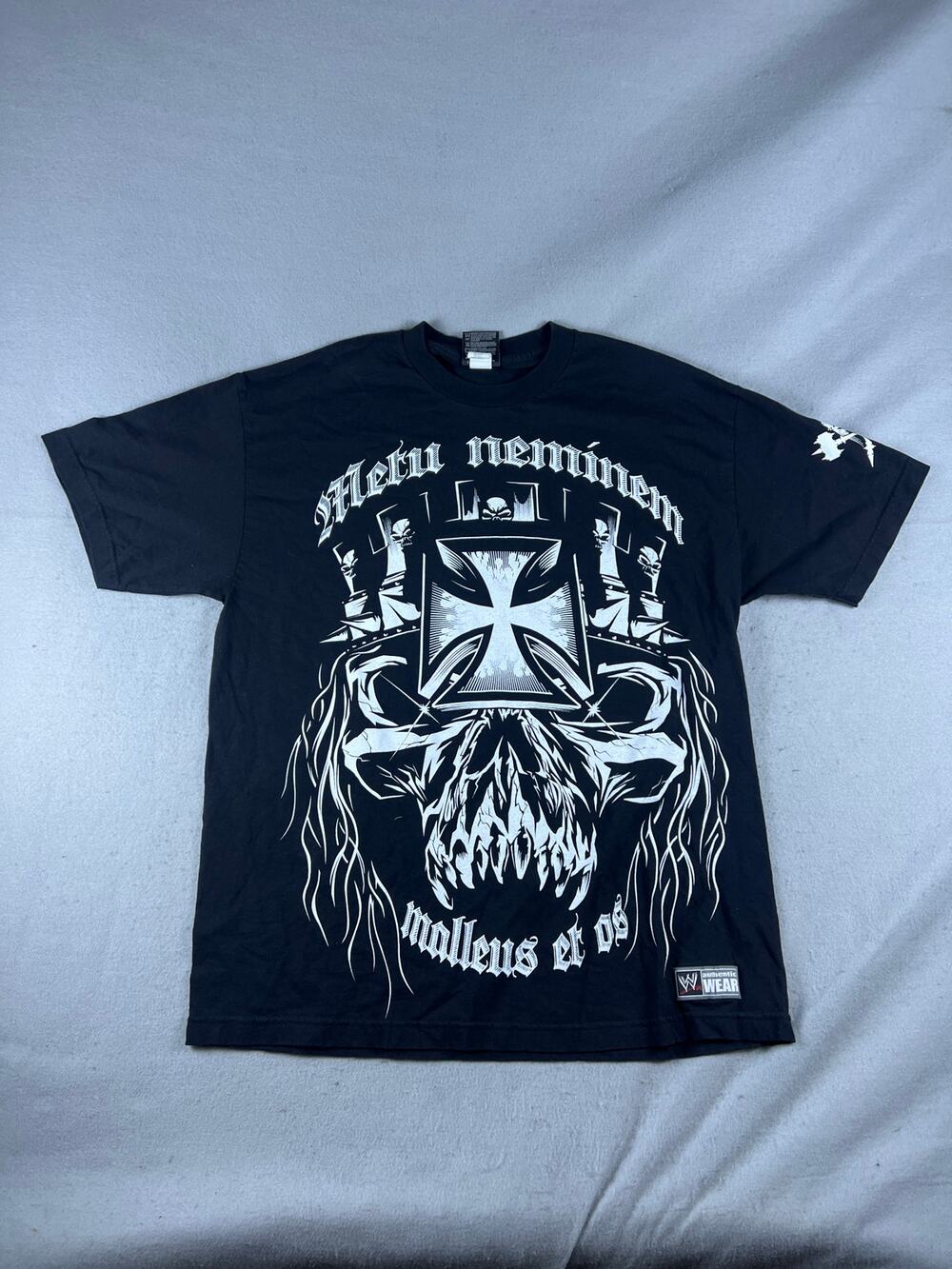 WWE Authentic T-Shirt Mens XL Black Triple H King of Kings Wrestling Graphic Tee
